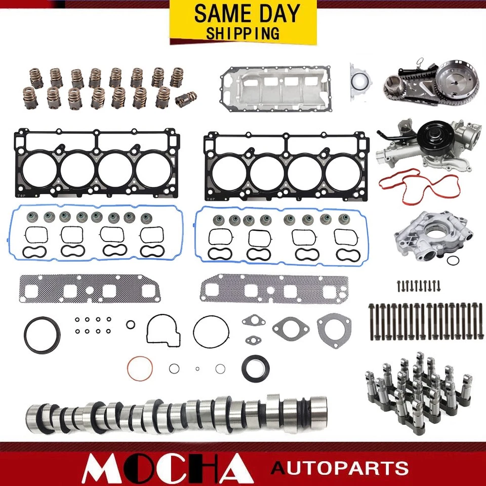 MDS Lifter kit Camshaft Head Gasket Kit Fit for 2003-08 Dodge Ram 1500 5.7L HEMI - Imagem 1 de 4
