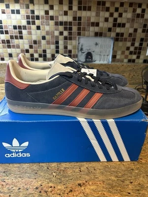 Size 13 - Adidas Gazelle Indoor Legend Ink Ruby - Image 1 of 4
