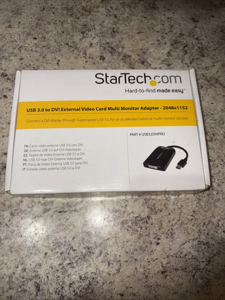StarTech USB32DVIPRO USB 3.0 to DVI External Video Card Multi Monitor Adapter - Image 1 of 4