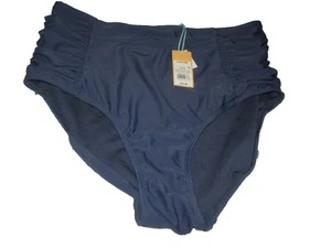 NEU Damen 16W 18W Kona Sol BLAU BADEANZUGHOSE Badehose hoher Bund - Bild 1 von 4