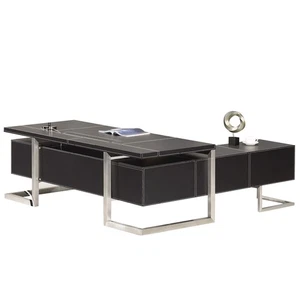 Computertisch Schreibtisch Eckschreibtisch Venedig links Bürotisch Kunstleder - Bild 1 von 7