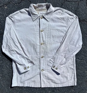 Camisa De Colección Campamento L Lino Pesca Troy Bros Of California Hombres L Bolsillo Botón - Imagen 1 de 7