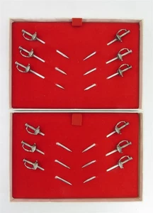 Tiffany & Co. Sterling Silver Cocktail Swords 2 Boxes of 6 Swords = Total of 12 - Picture 1 of 7