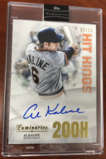 2019 Topps Luminaries "Hit Kings" Auto Card - Al Kaline HK-AK 02/15