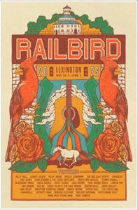 Railbird Festival May 31 & June 1 2025 Lexington, KY Poster - Wall Decor - Picture 1 of 5