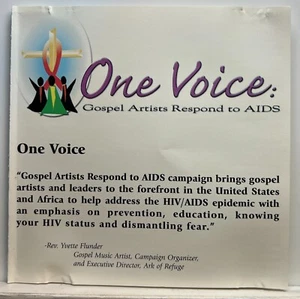 One Voice : Gospel Artists Respond to AIDS (CD HDCD Ark of Refuge) *Rare* - Picture 1 of 2