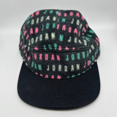 Boné masculino Air Jordan Sport DNA lã 5 painéis jumpman chapéu alça traseira - Imagem 1 de 4