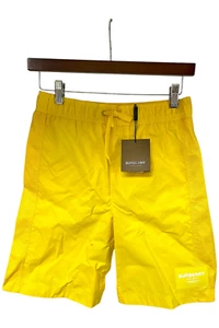 Burberry Kid's Boy Horseferry Motif Swim Shorts Acid Yellow B - Picture 1 of 3