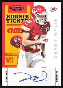 Devon Wylie 2012 Panini Contenders Rookie Ticket Autograph #130 (AU, RC) - Bild 1 von 2