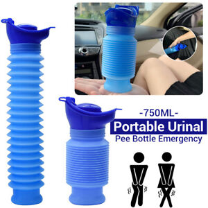 Portable Urinal Male Female Travel Camping Car 750ML Toilet Pee Bottle Emergency