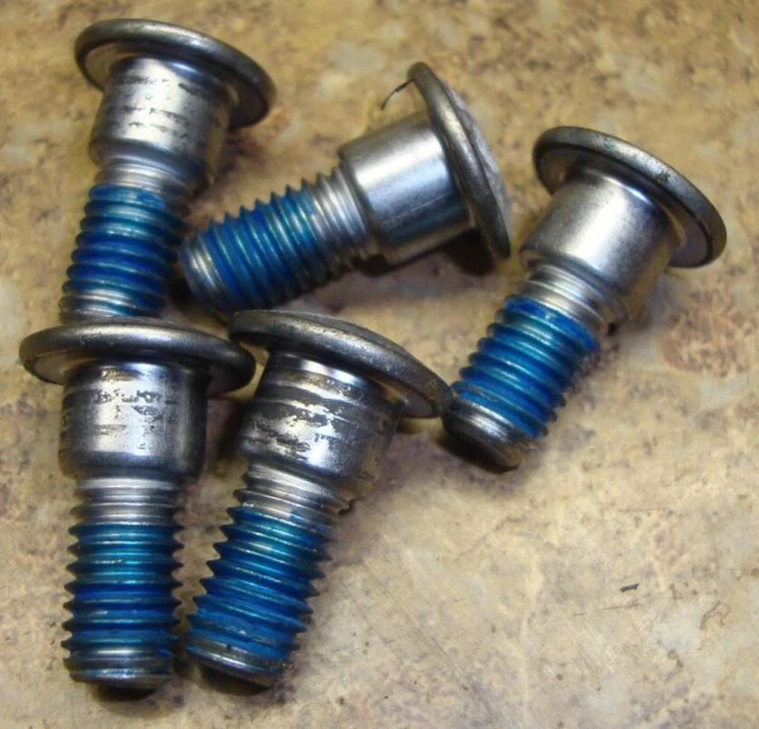 2012 Suzuki GSXR750 GSX-R750 GSXR 750 Disk Brake Rotor Bolts Set Of 5 Rear Back - Image 1 of 1