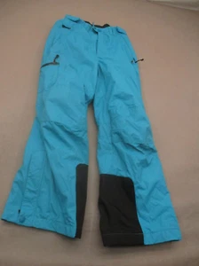 Pantalones de nieve ajustables a presión REI talla S(8) azul 100 % nailon pierna reforzada 052 - Imagen 1 de 9
