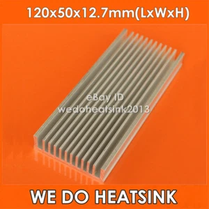 2pcs 120x50x12.7mm DIY LED Power Heat Sink Aluminum Profile, Powerful Heatsink - Afbeelding 1 van 3