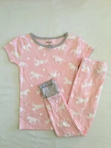 NWT Carter's Pink Unicorn Pajamas Set Girl Short Easter Toddler Many sizes - Picture 1 of 1