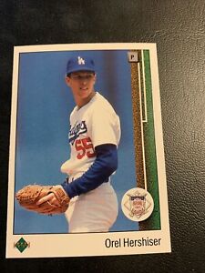 #661 Orel Hershiser Los Angeles Dodgers,,￼1989 Upper Deck Cy Young Cb16