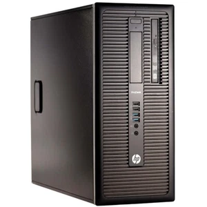HP Desktop Computer Tower Core i5 4th Gen. 8GB RAM 128GB SSD Windows 10 Pro WiFi - Afbeelding 1 van 6