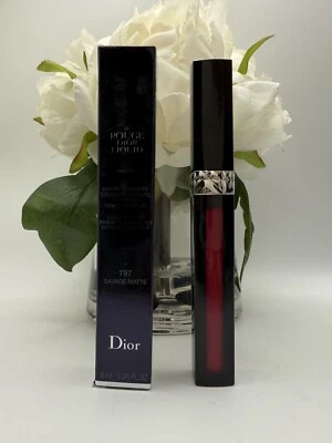 Christian Dior Rouge Dior Liquid Lip Stain 797 Savage Matte Full Size New In Box - Image 1 of 2