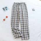 Stay Comfy and Stylish with Men's Plaid Pajama Trousers in Cotton Flannel
