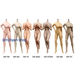JIAOU PUPPE JOQ-09F 1/6 Super Flexibel Nahtlos Big Bust Buchse Körperfigur Spielzeug - Bild 1 von 18