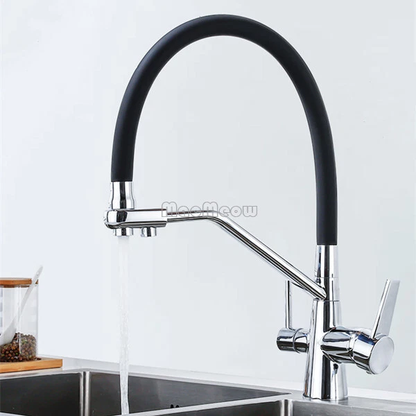 Kitchen Sink 3 Way Purifier Direct Drinking Water Mixer Tap Universal Faucet NEW - Image 1 of 4