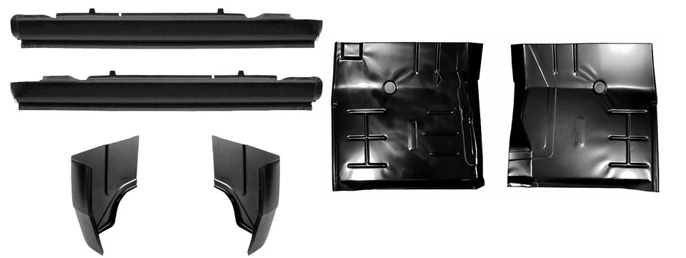 1972-93 For Dodge D & W Series Pickup Outer Rocker Panel, Cab Corner & Floor Pan - Image 1 of 4
