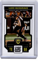 2023 Panini Score #340 Luke Musgrave Green Bay Packers Rookie Football Card