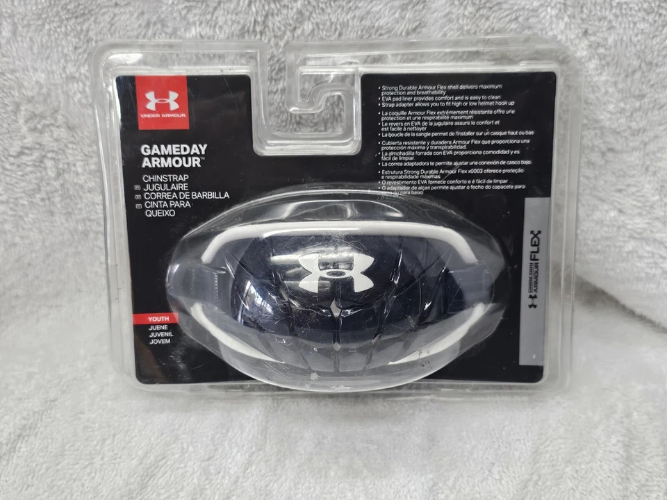 Under Armour Youth Boys UA Gameday Pro Chin Strap Black 1275520 001