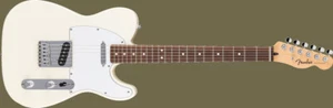 Fender Standard Series Telecaster Electric Guitar Olympic White - Picture 1 of 5