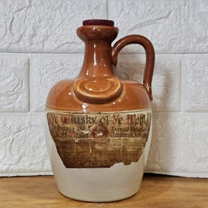 EMPTY Vintage Donald Fisher Ye Whisky Of Ye Fishers Decanter Made In Scotland - Picture 1 of 6