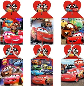 Cajas de dulces Lightning McQueen de 12 quilates coche de carreras fiesta de cumpleaños bolsas de botín suministros - Imagen 1 de 6