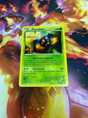 Karrablast 8/101 Noble Victories Regular NM-Mint Pokémon TCG - Image 1 of 4