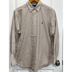 Camicia Ralph Lauren vestibilità classica con bottoni a quadri a quadri manica lunga L - Foto 1 di 5