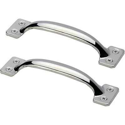 2pc Stylish Door Handles –Heavy Duty Metal Handles for Doors, Cabinets & Gates - Image 1 of 4