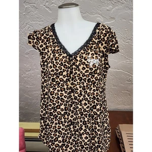 Medium, Profi "Pussywhipped" Katzenliebhaber Marke George Nachtwäsche Top - Bild 1 von 6