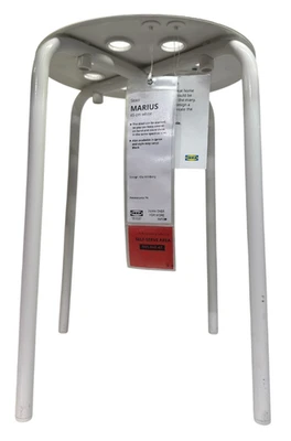 Nuevo Taburete IKEA MARIUS Blanco 45 cm (17 3/4") 901.840.47 Foto 1 de 2