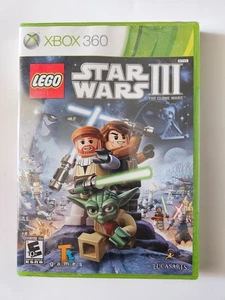 LEGO Star Wars III: The Clone Wars (Xbox 360) NUOVO DI ZECCA. Sigillato in fabbrica - Foto 1 di 3