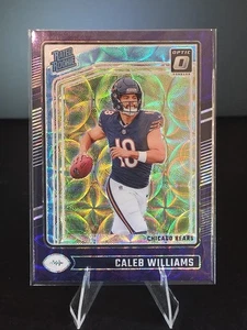 2024 Panini Donruss - Rated Rookie Caleb Williams #201 Optic Blue Scope - Picture 1 of 2