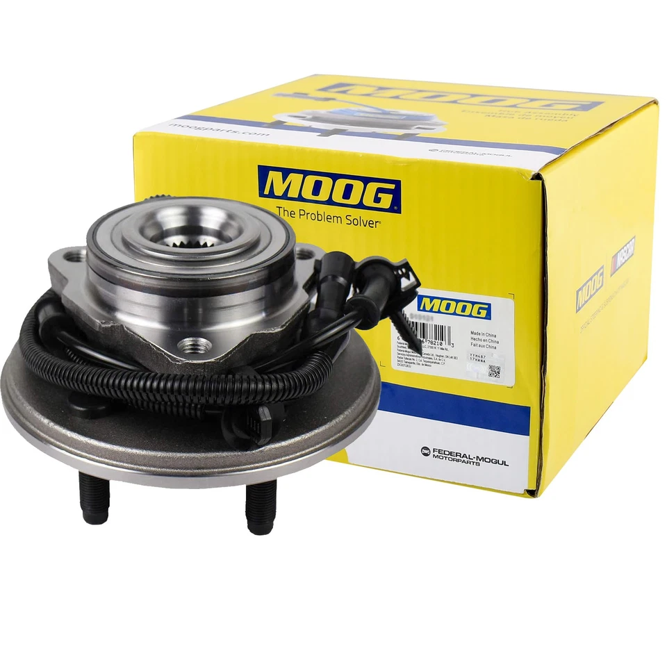 Buje de cojinete de rueda delantera MOOG para 03-05 Ford Explorer Mountaineer Lincoln Aviator Foto 1 de 4