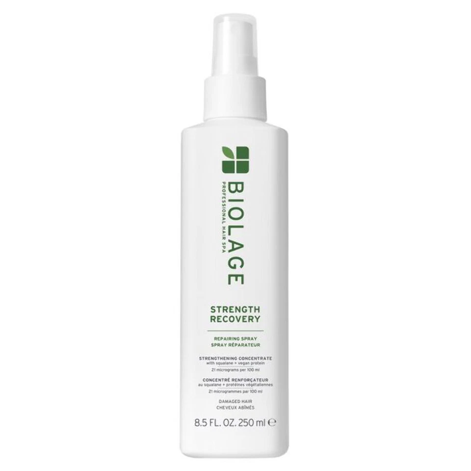 Spray reparador Biolage Strength Recovery 8,5 oz - Fortalecer y proteger dañado Foto 1 de 1