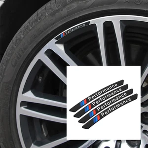 4x für B-M-W Performance Felgen Alu Aufkleber Badge Emblem M Power Sport - Bild 1 von 16