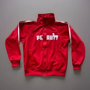 NWT Cuy-arts.com Kids Peru Llama Soccer/Football Jacket, Red - Sz 8 - Picture 1 of 4