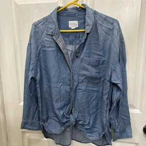 American Eagle Jeans Hemd mit Knopfleiste Medium - Bild 1 von 11