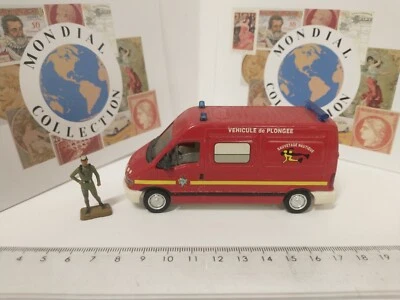 PMPB6-0303 Camion Sapeurs Pompieri Solido Renault Master 1999 Veicolo Immersione - Immagine 1 di 2