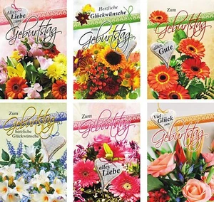 Geburtstagskarten Geburtstagskarte Glückwunschkarten Grußkarten - 51-0775 - Bild 1 von 12
