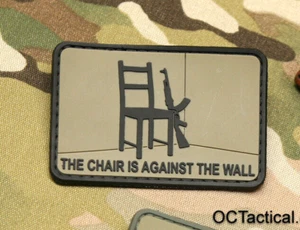 The Chair is Against the Wall Red Dawn Morale Patch and Decal set - Picture 1 of 2