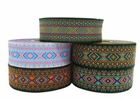 Webband Borte Keltisch – 10 Meter, 5 Cm Breit, Blau, Polyester, Für Dekoration & Nähen