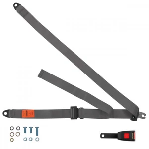 Front Static Seat Belt For Mitsubishi Sigma Berlina 1991 Shape Grey - Bild 1 von 6