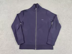 Marc O'Polo Pullover S Herren Troyer Core Sweatshirt Sweater lila violett 46 - Picture 1 of 7