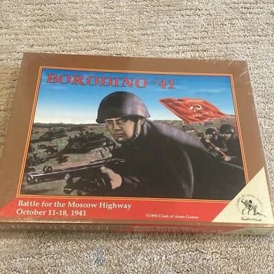 Clash Of Arms Wargames Borodino '41 WWII Battle For The Moscow Highway - Sealed - Image 1 of 2