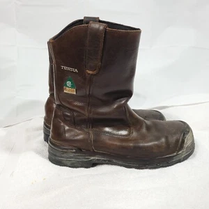 Terra Harrier Leder Arbeitsstiefel Braun Verbundwerkstoff Sicherheit Zehen Herren Größe 10  - Bild 1 von 9